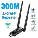 2.4G 300Mbps Wireless USB WiFi Repeater Extender WiFi Signal Amplifier Booster