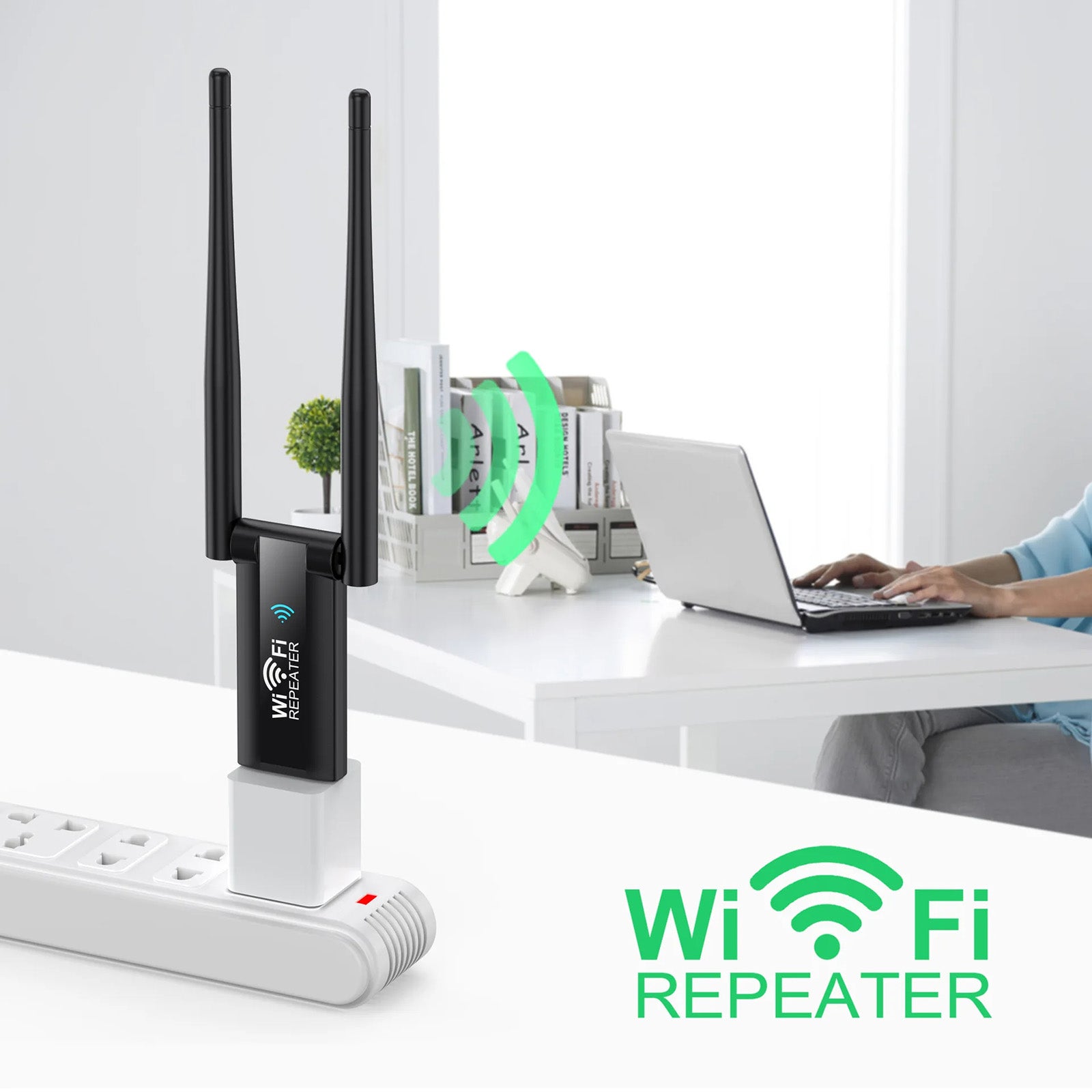 2.4G 300Mbps Wireless USB WiFi Repeater Extender WiFi Signal Amplifier Booster
