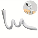 Wall Mount Silica gel Bracket Adjustable Rod Hose Holder