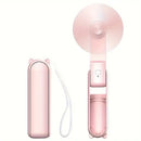 USB Rechargeable 3-speed Adjustable Foldable Handheld Fan