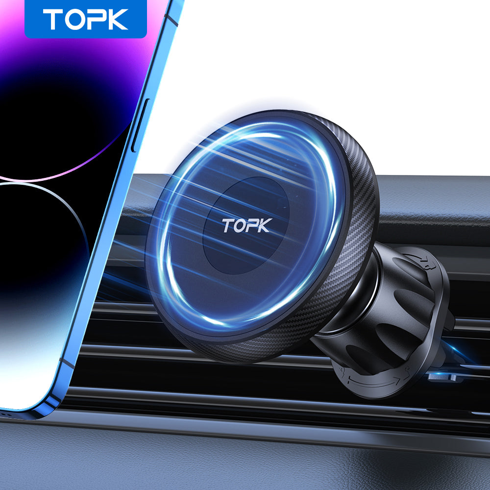 Powerful Magnetism Single-Hand Operation Magnetic Car Phone Mount