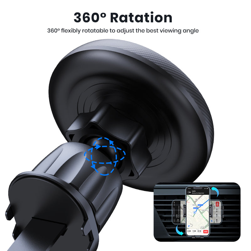 Powerful Magnetism Single-Hand Operation Magnetic Car Phone Mount