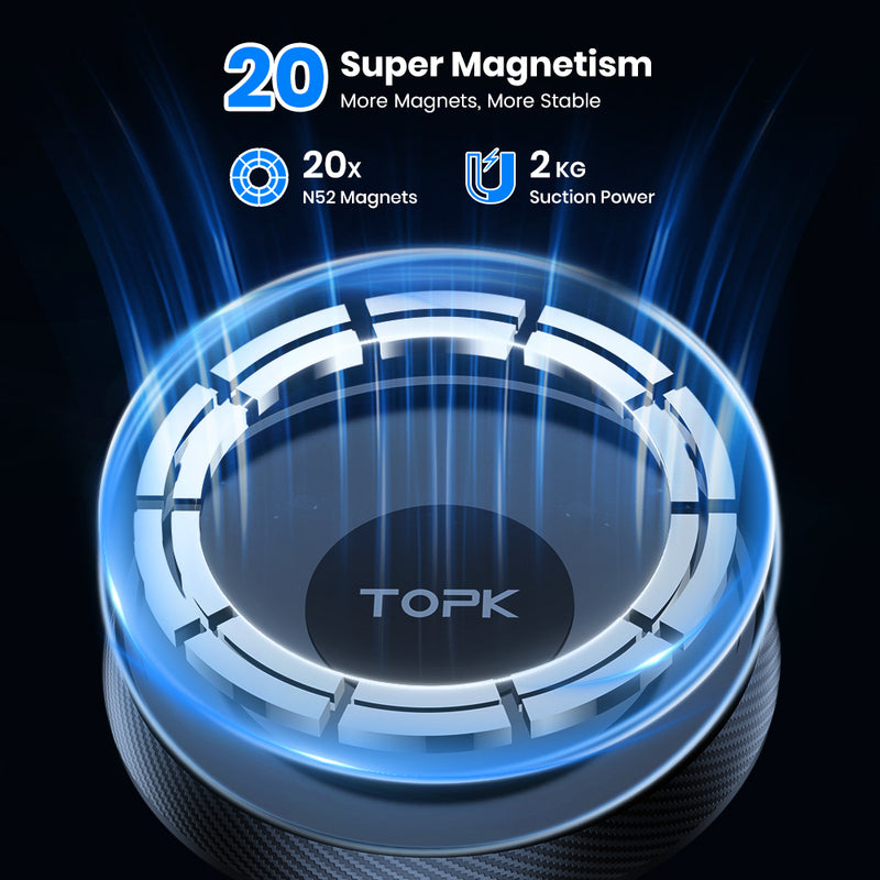 Powerful Magnetism Single-Hand Operation Magnetic Car Phone Mount