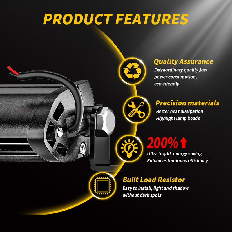 High Bright Waterproof COB Car LED Work Light DRL Spotlight