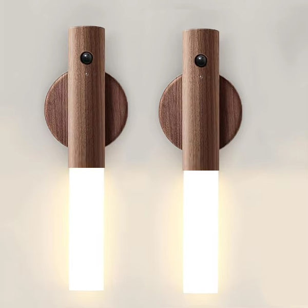Intelligent Wooden Magnetic Suction Lamp LED Charging Night Light