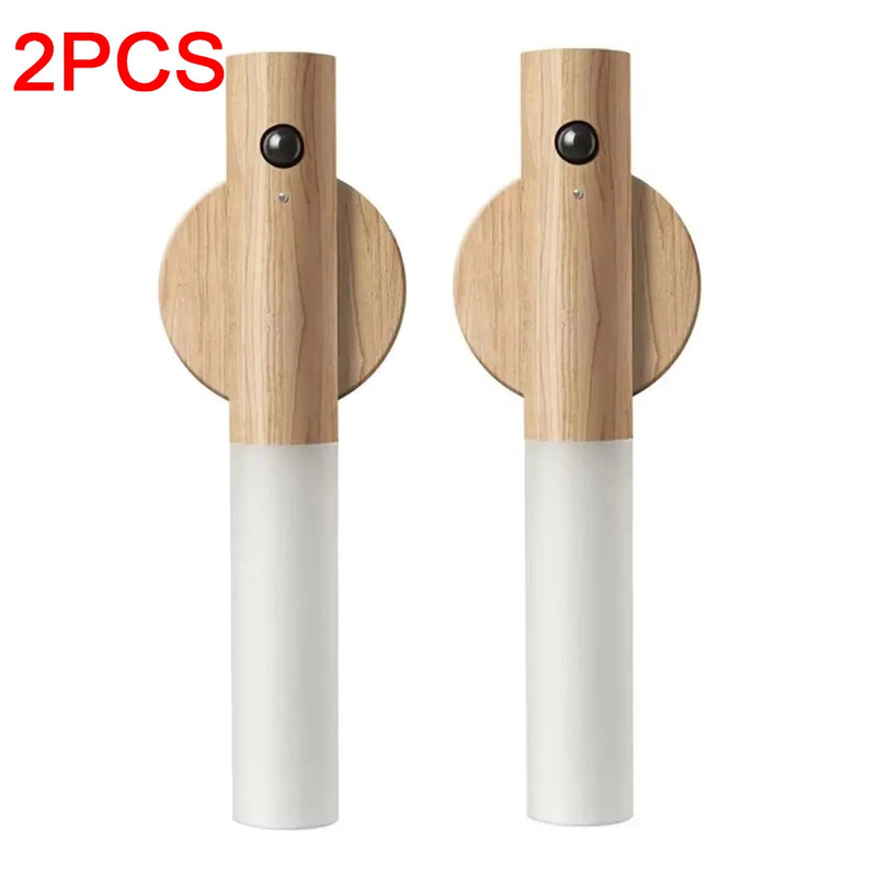 Intelligent Wooden Magnetic Suction Lamp LED Charging Night Light