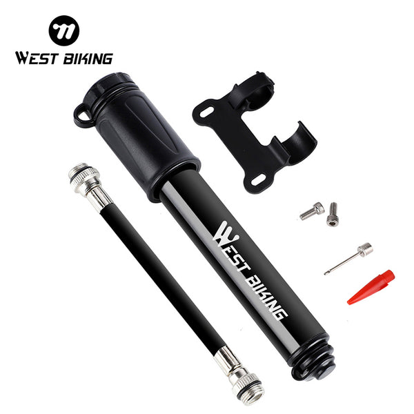 100Psi Mini Bike Pump Aluminum Alloy Bicycle Hand Air Pump