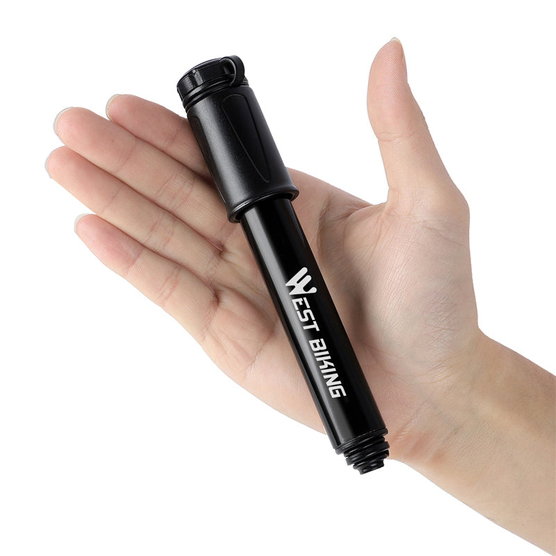 100Psi Mini Bike Pump Aluminum Alloy Bicycle Hand Air Pump