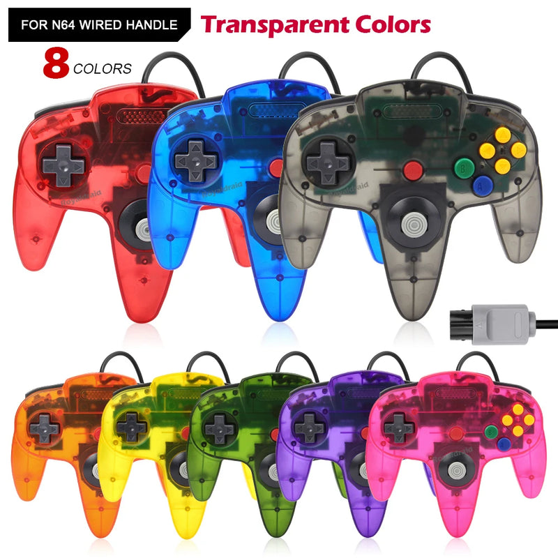 N64 Classic Joystick Retro Game Console Gamepad Accessories