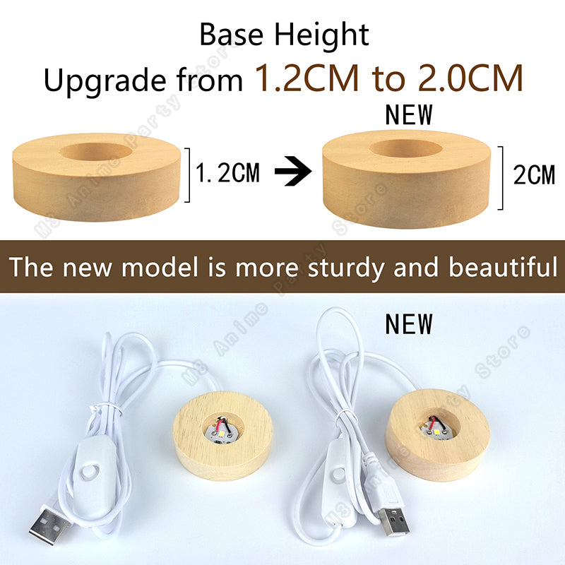 Unique 3D Crystal Ball Night Light Table Glowing Galaxy Lamp