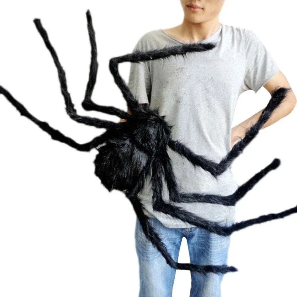 Chamber Prank Black Spider Horror Halloween Decoration