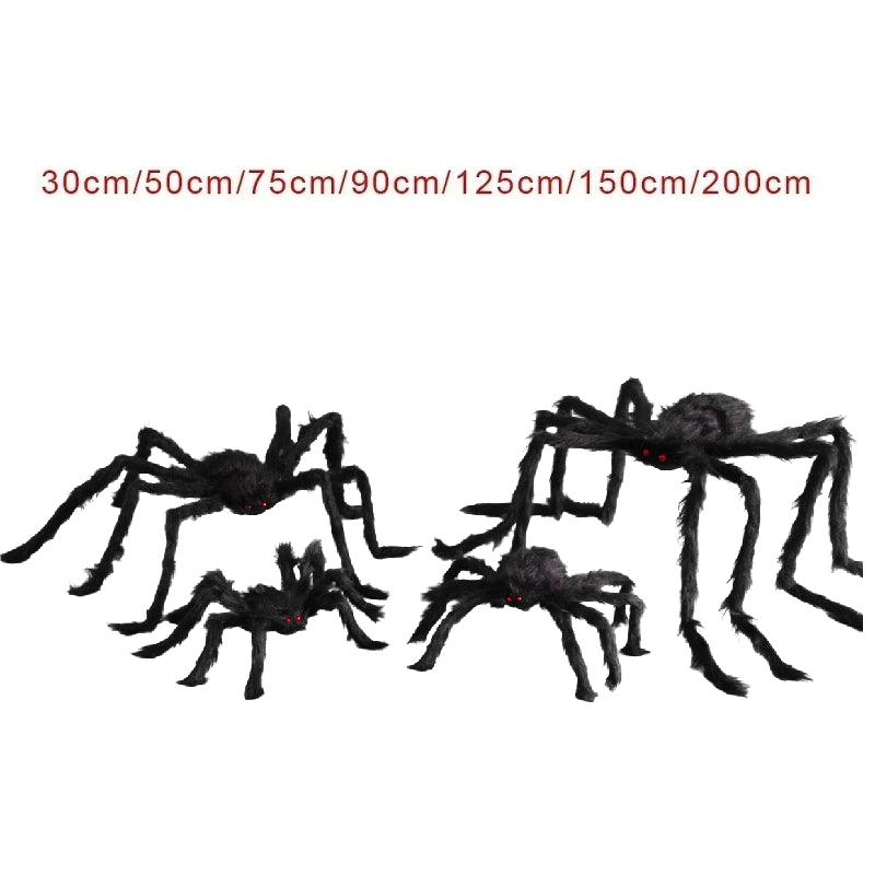 Chamber Prank Black Spider Horror Halloween Decoration
