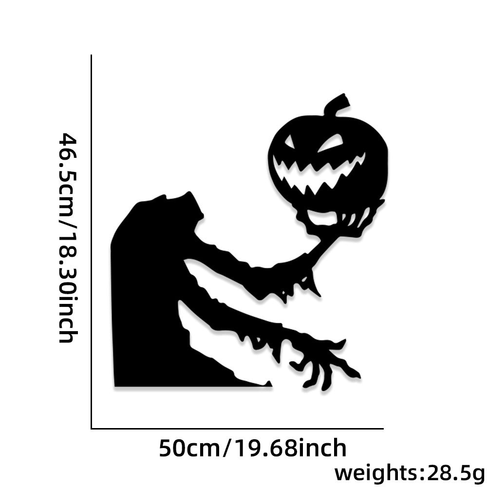 Halloween Decoration Room Door Stickers Window Ghost