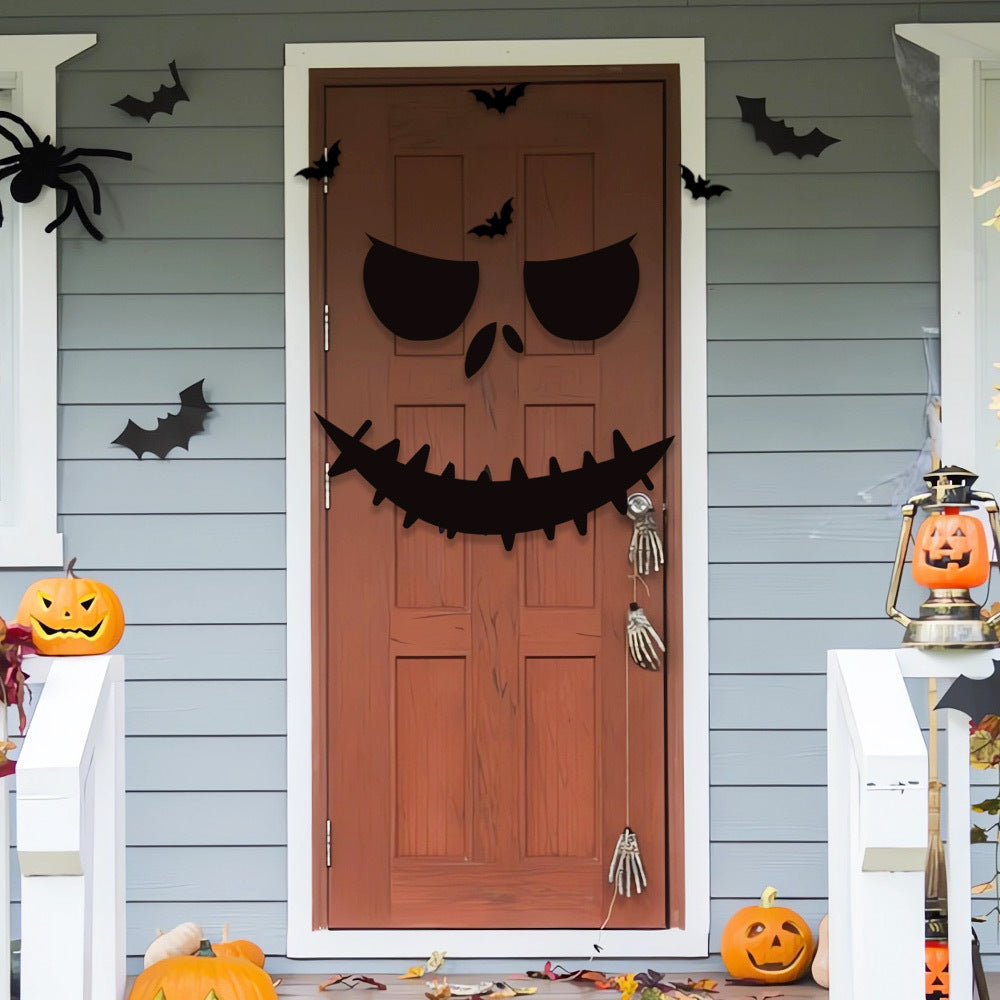 Halloween Decoration Room Door Stickers Window Ghost