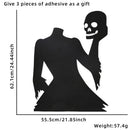 Halloween Decoration Room Door Stickers Window Ghost
