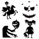 Halloween Decoration Room Door Stickers Window Ghost