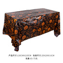 Halloween Decoration Tablecloth Pumpkin Spider Web Bat Plastic Table Cover