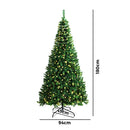 6FT Green Christmas Tree with LED Lights