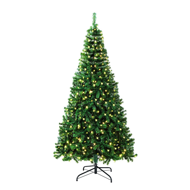 7FT Green Christmas Tree with LED Lights