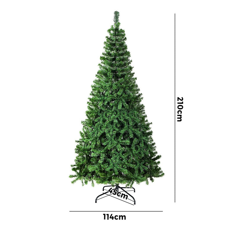 7FT Green Christmas Tree with 1000 Tips