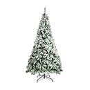 6FT Snow Flocked Green Christmas Tree