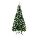 6FT Snowy Green Christmas Tree with 800 Tips