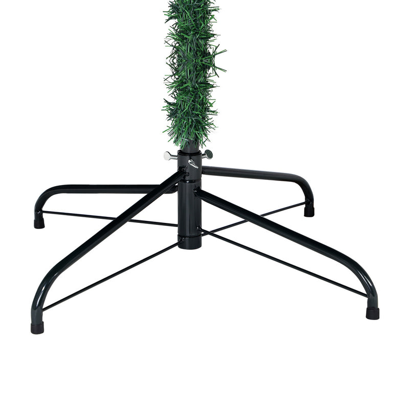 8FT Snowy Green Christmas Tree with 1400 Tips