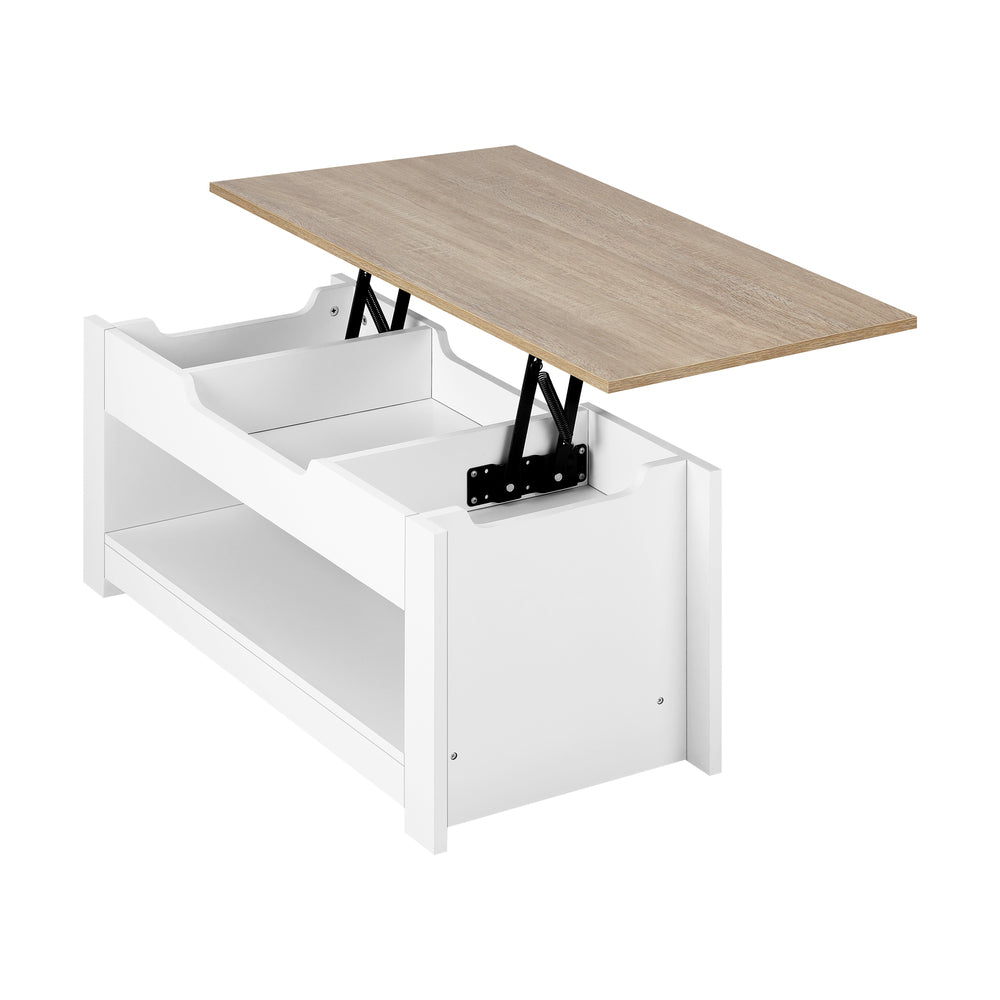 Coffee Table with Lift Up Top Hidden Storage Shelf