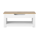 Coffee Table with Lift Up Top Hidden Storage Shelf
