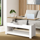 Coffee Table with Lift Up Top Hidden Storage Shelf
