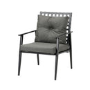 Black 2 Seater Outdoor Furniture Set with Ice Bucket Table