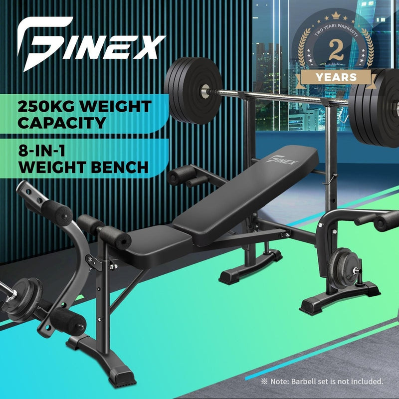 Multi-Station 8-in-1 Fitness Press Weight Bench