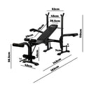 Multi-Station 8-in-1 Fitness Press Weight Bench