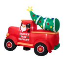 Christmas Inflatable Santa's Truck with LED Lights