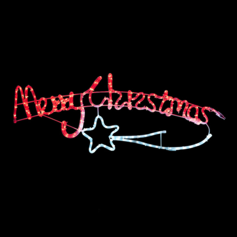 Merry Christmas LED Motif Rope Lights