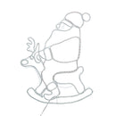 Christmas LED Motif Rope Lights Santa Claus Rocking Reindeer