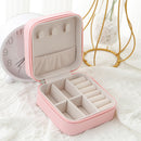Single Layer Storage Box Ladies Travel Leather Jewelry Box