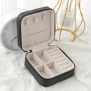 Single Layer Storage Box Ladies Travel Leather Jewelry Box
