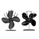 4 Blade Heat Powered Stove Fan Log Wood Burner