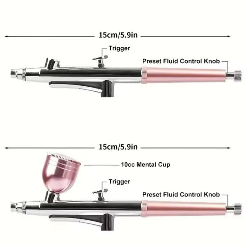 Portable Single Action Airbrush 0.3mm Nozzles Spray Gun Pen