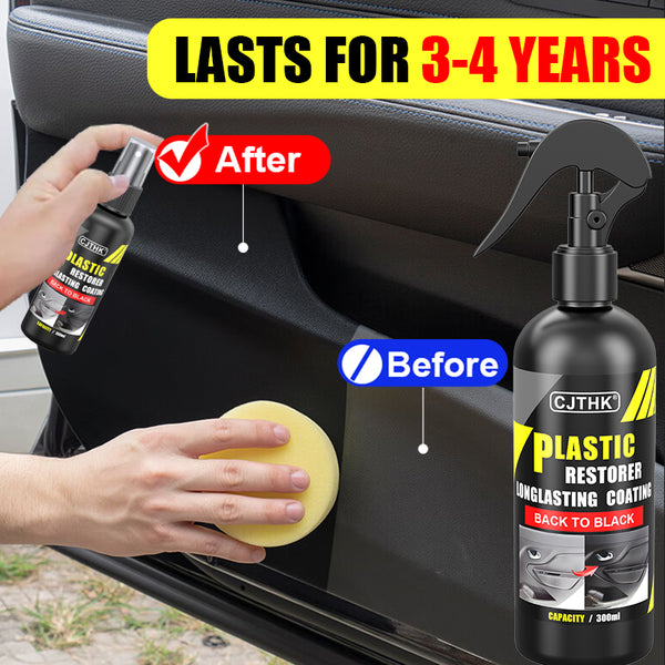 Car Plastic Restorer Back To Black Gloss Leather Restore