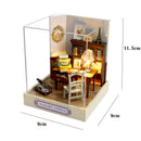 Mini DIY Flower House Handmade 3D Puzzle Assembly Building Toys