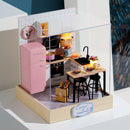 Mini DIY Flower House Handmade 3D Puzzle Assembly Building Toys