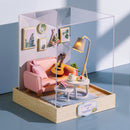 Mini DIY Flower House Handmade 3D Puzzle Assembly Building Toys