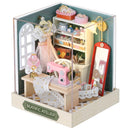 Mini DIY Flower House Handmade 3D Puzzle Assembly Building Toys