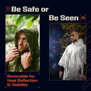 Emergency Water Proof Raincoat Aluminum Film Disposable Cold Insulation Rainwear Blanket