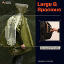 Emergency Water Proof Raincoat Aluminum Film Disposable Cold Insulation Rainwear Blanket