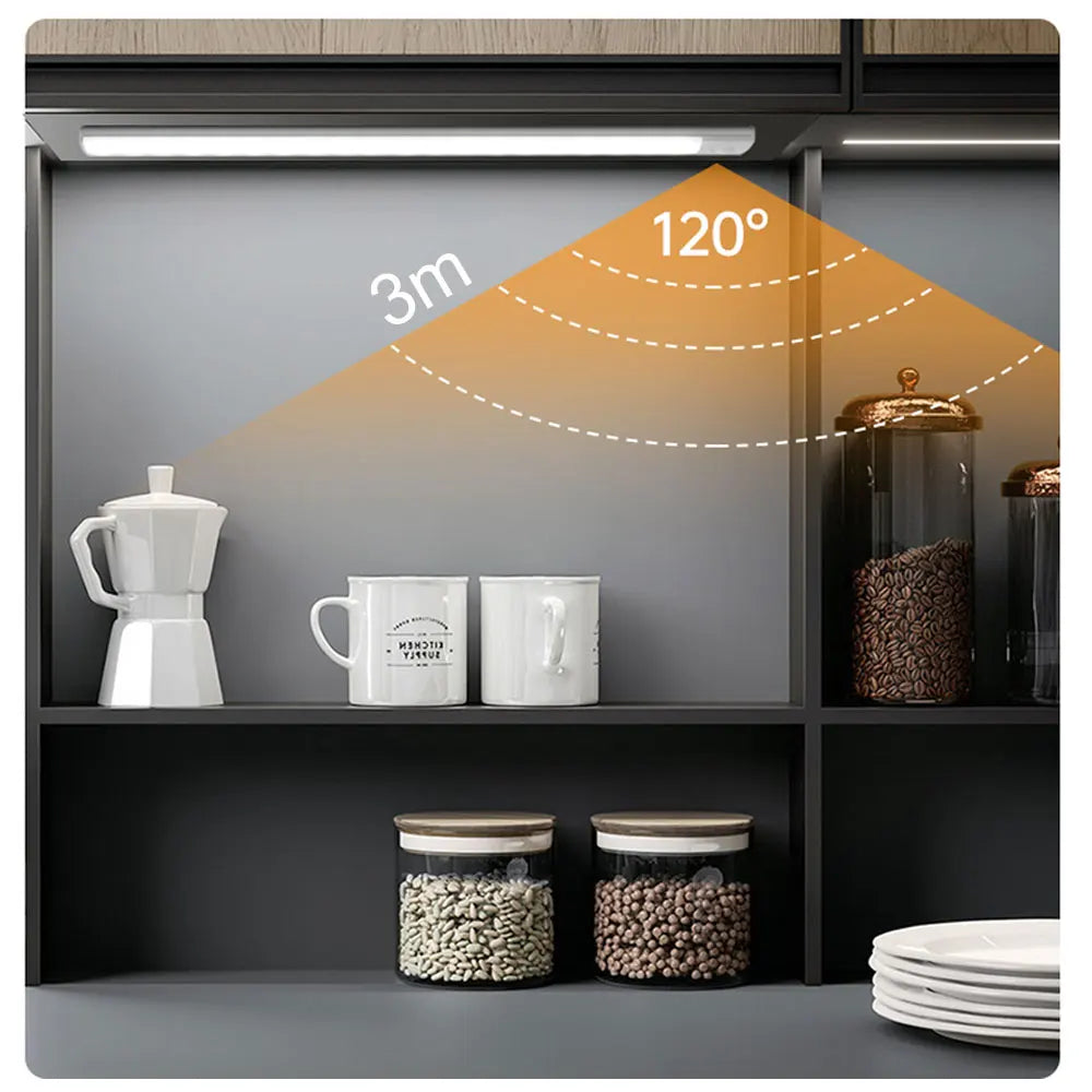 Motion Sensor USB Rechargeable Wireless Lamp Under Cabinet LED Lights