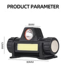 Rechargeable COB LED Strong Magnetic Powerful Headlight Super Bright Head Torch