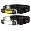 Rechargeable COB LED Strong Magnetic Powerful Headlight Super Bright Head Torch